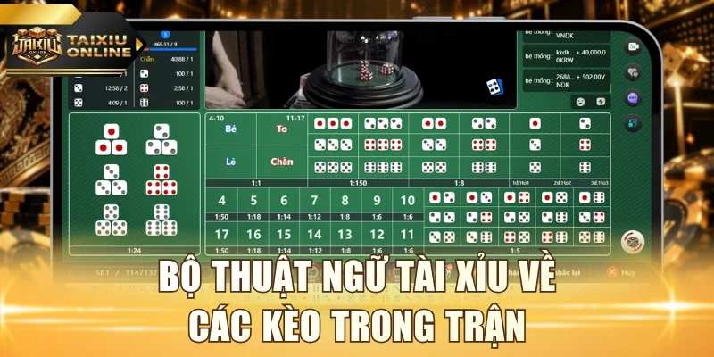 Bộ thuật ngữ Tài Xỉu về các kèo trong trận