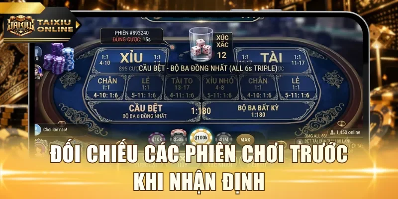 Đối chiếu các phiên chơi trước khi nhận định