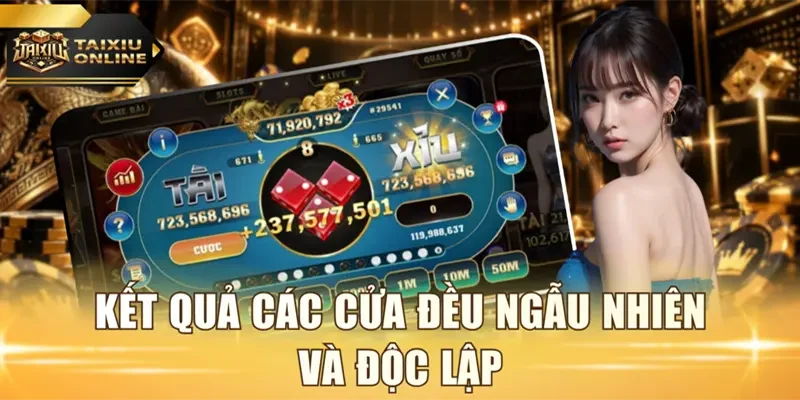 Kết quả các cửa đều ngẫu nhiên và độc lập