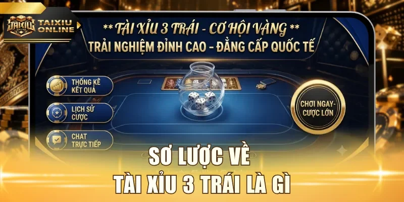 Sơ lược về Tài Xỉu 3 trái là gì